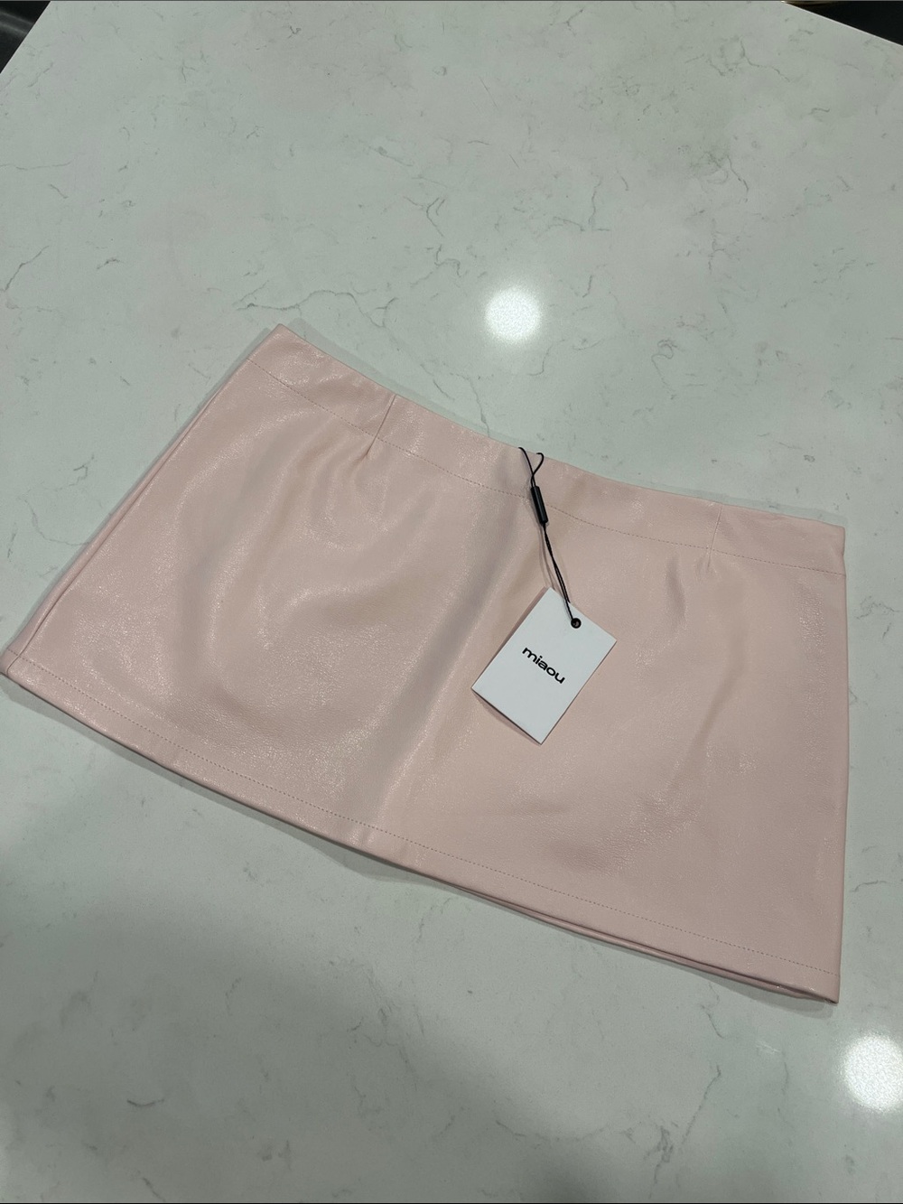 Miaou Pink Fig Mini Skirt NWT - Picture 2 of 8